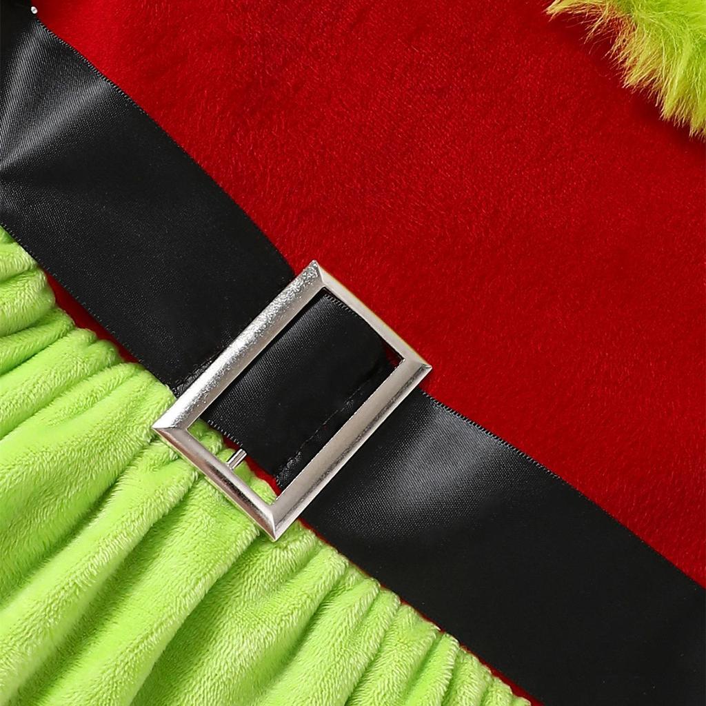 European & American Style Off-Shoulder Christmas Dress for Little Girls – Cute Mesh Puffy Skirt Princess Dress