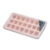 21-Fächer Eiswürfelform Kuchencremeform Schale mit Deckel DIY Backform