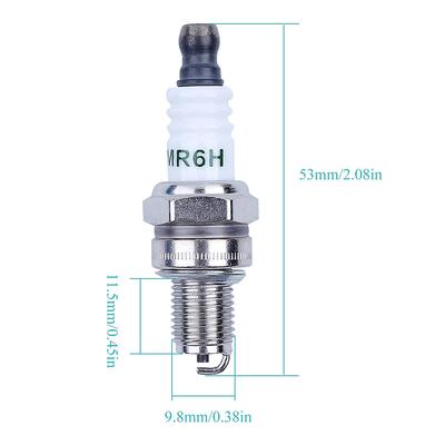 CMR6H Spark Plug 10pcs Replace for NGK 3365, and Fit for Stihl FS90 FS100 FS110 HL90 HL110 HT100 KM90 BR500 BR550 BR600 Trimmer