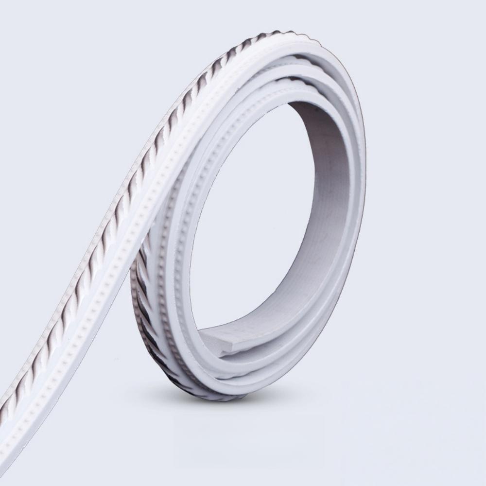 1pc 1M/39.37in Home Decorative Trim Line Self-Adhesive Soft Line Ceiling Baseboard Decor Gap Strip Wall Molding Line 3D Sticker