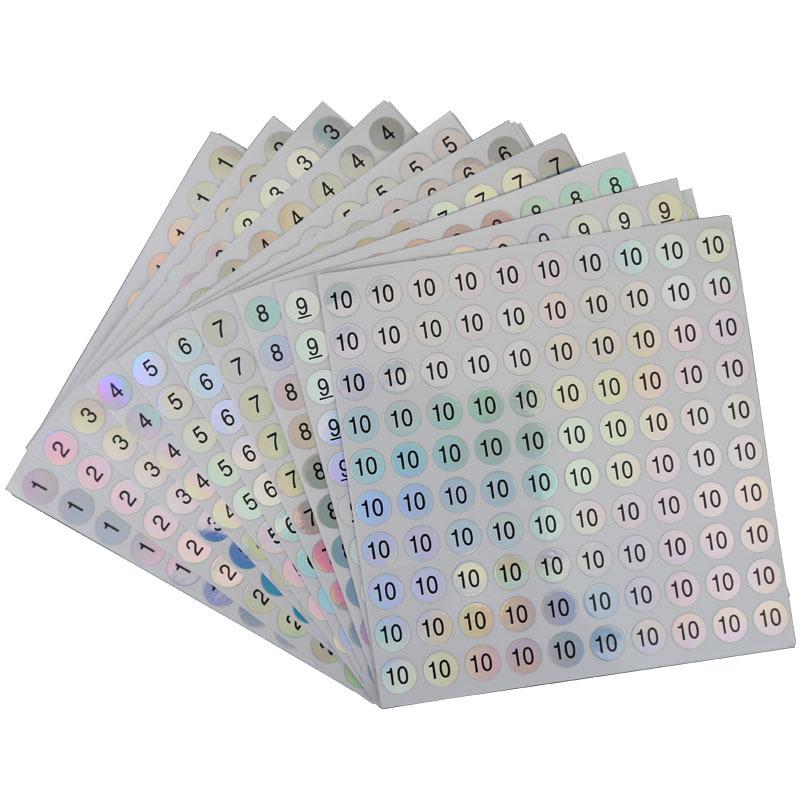 Wodoodporne Samoprzylepne Etykiety Laserowe do Szminki, Lakieru do Paznokci oraz Naklejki do Oznaczania Sztućców