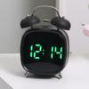 Creative Loud Volume Metal LED Alarm Clock GH8032 - Ideal for Deep Sleepers, Multifunctional with Powerful Ringing Bell