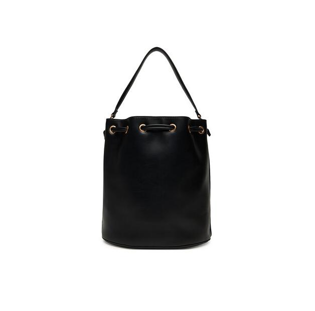 Handbag Calvin Klein Bold Ck Large Bucket Bag LV04F3232G Black