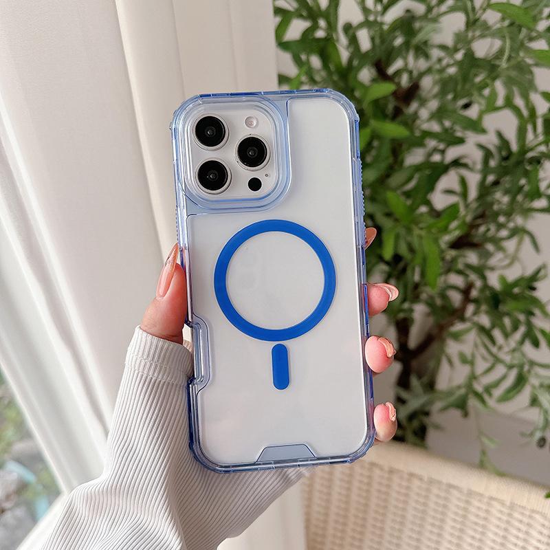 Drei-in-Eins Magnetische Handyhülle für IP16pro 16 Pro Max Zweite Generation Buntes PC