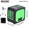 Rechargeable Lithium Battery Laser Level with 2-Line Strong Light for Outdoor Use, Automatic Leveling