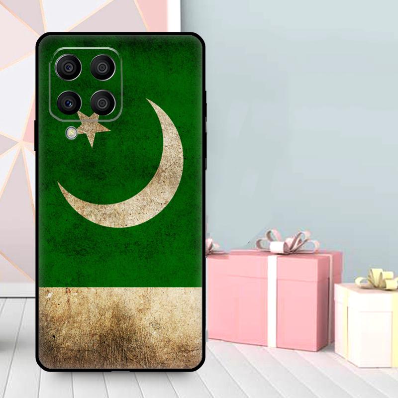Pakistan Flagge Banner Hülle Für Samsung Galaxy M35 M56 M12 M06 M32 M52 M55 M15 M11 M13 M14 M16 M36 M31 M53 M34 M54