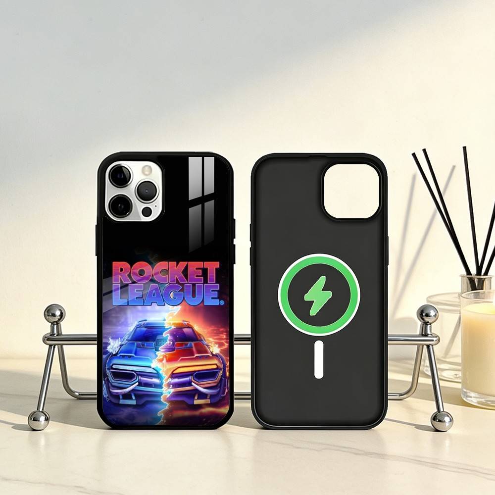 Game R-Rocket L-League Phone Case For iPhone17,16,15,14,13,12,11 Plus,Pro Max Magnetic For Magsafe Wireless Charging