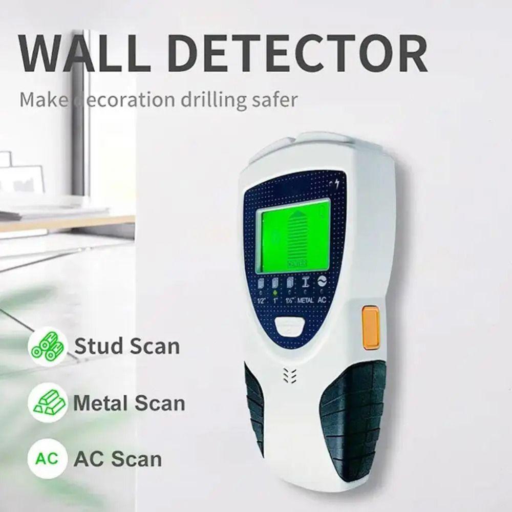 Accuracy AC Voltage Live Wire Detector 5 in 1 Wall Scanner Metal Detector for Studs  Industrial