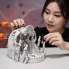 Realistic Gothic Skull Key Holder Multifunctional Halloween Resin Craft  Bedroom