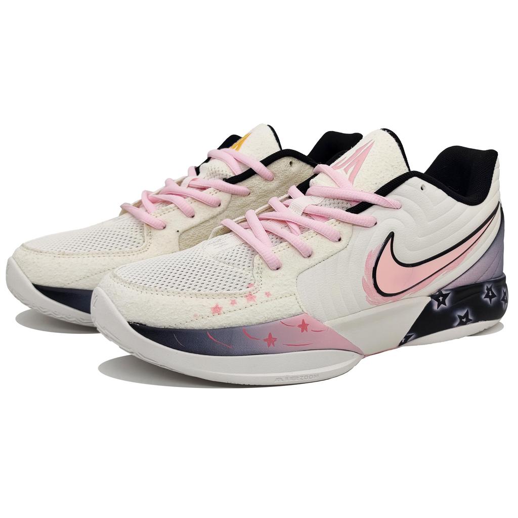 Nike Ja Morant 2 Abrasion Resistant Slip Resistant Low top Basketball Shoes Unisex Warm Cloud Pink FD7327-100(Team400-)