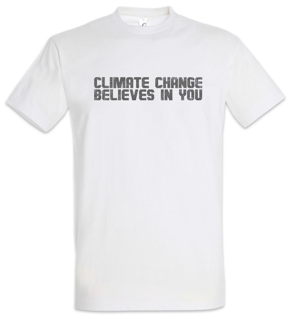 Climate Change Believes In You T-Shirt Save The World Green Global Warming XL