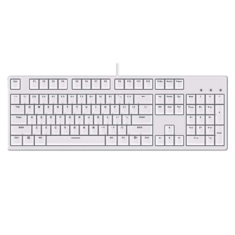 

Hot-Swappable 104-Key Mechanical Gaming Keyboard for Girls, Wired, Blue/Black/Brown/Red Switches, Dual-Color Design