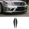 Soft Carbon Fiber Headlight Eyelids Eyebrows For Benz C Class W204 2007-2013