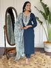 Women Designer Salwar Suit Kurta Pant Dupatta Set Indian Bollywood Top Tunic Kurti