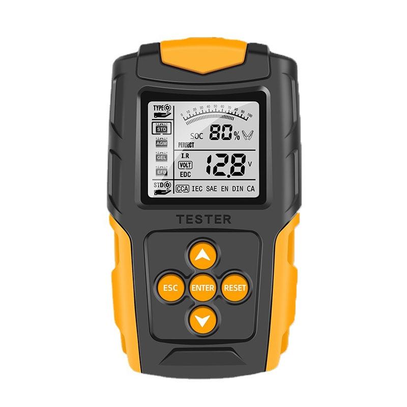 

12 В/24 В автомобильный тестер аккумулятора цифровой дисплей параметры автомобильный тестер внутреннего сопротивления аккумулятора 1 шт оранжевый