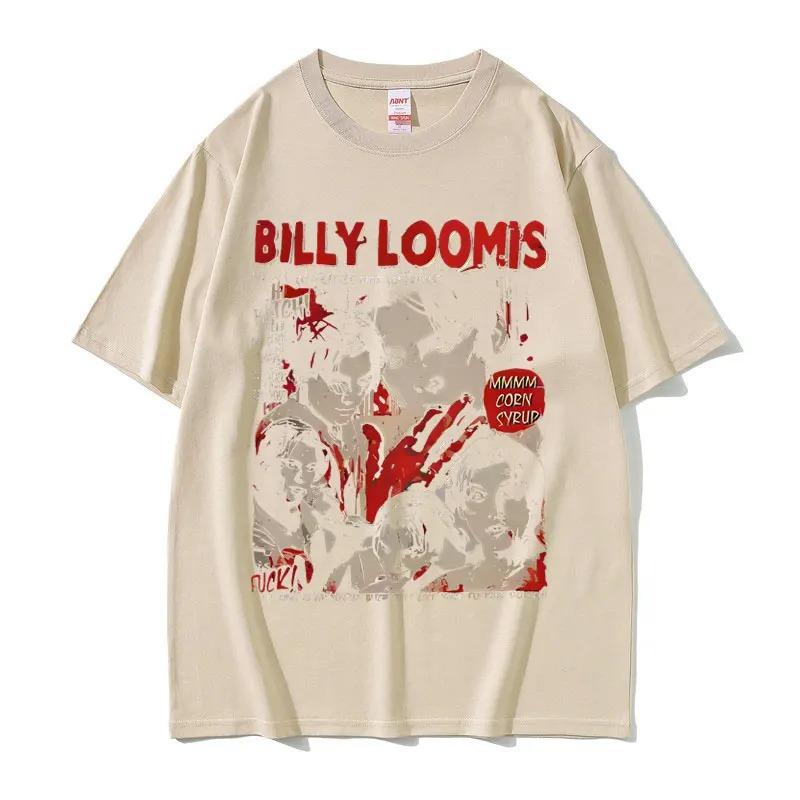 90s Vintage Horror Movie Scream T-shirt Billy Loomis We All Go A Little Mad Billy T Shirt Men Women Fashion Retro Oversized Tops