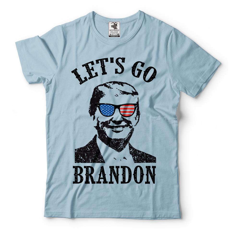 Lets Go Brandon FJB Trump 2024 Funny Political Shirts Trump T Shirts S