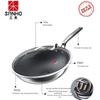 Sanhe 30cm Titanium Non-Stick Wok