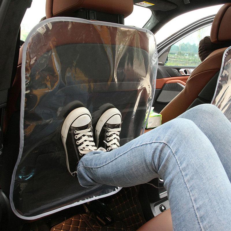 1pc Universal Car Kids Rear Seat Anti-Dirty Waterproof Mats Seat Back Children Anti-Kick Protection Cover Auto Accessories