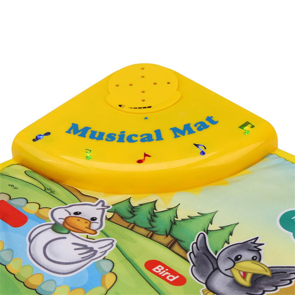 Baby Musical Mat Kids Piano Carpet Playmat Children Crawling Animal Blanket Educational Music Toy Boys Girls Birthday Christmas Gift
