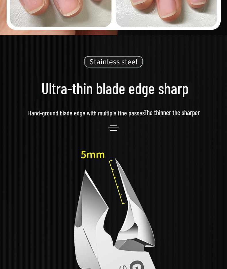 Swan Scissors: Ukrainian Stainless Steel Cuticle Nippers for Removing Hangnails & Dead Skin