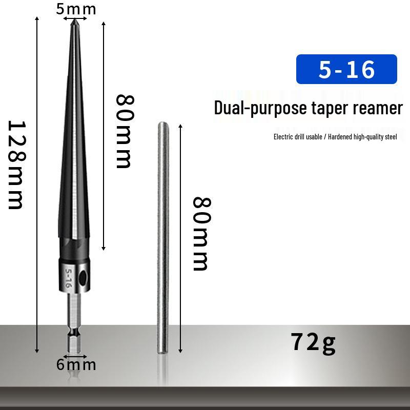New Hex Shank Multi-Purpose Taper Reamer Bit for Wood & Metal