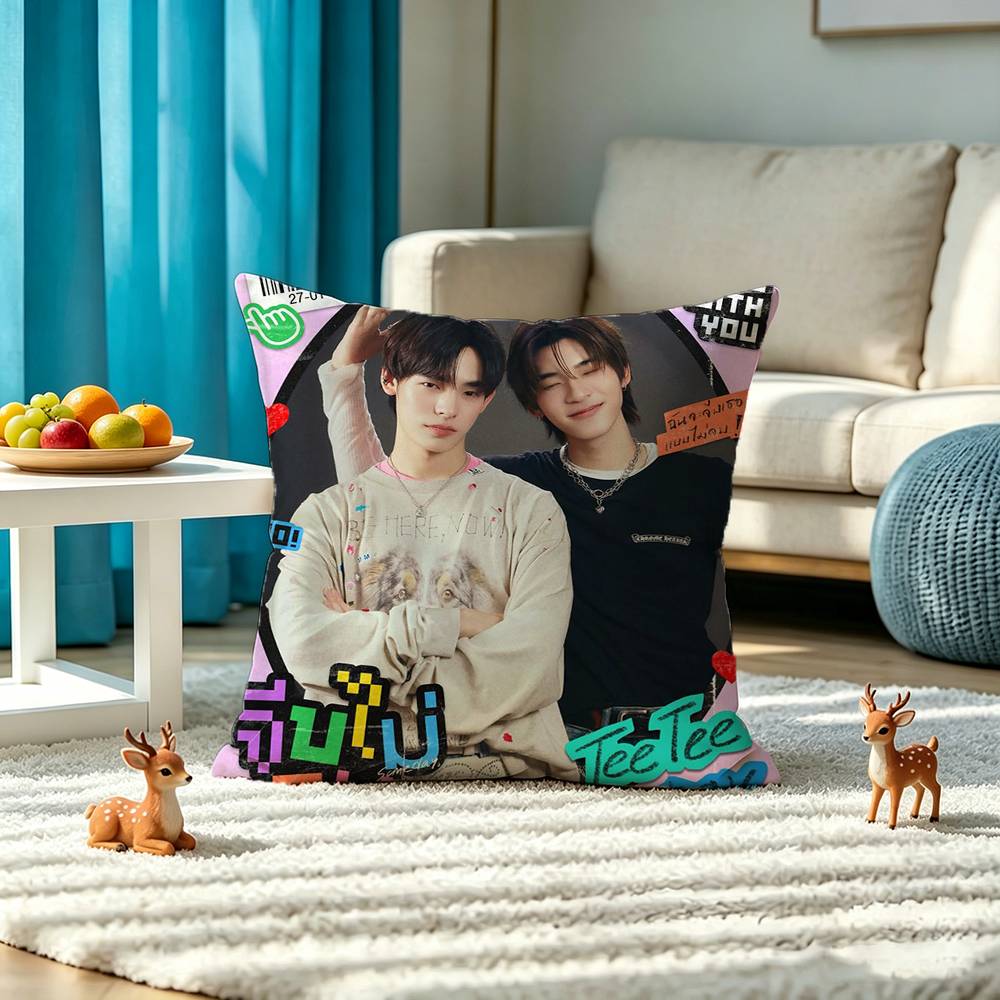 Love TV D-Duang with You Square Double-Sided printed Pillow Case Bedroom Bedside Pillow Sofa Cushion Cover