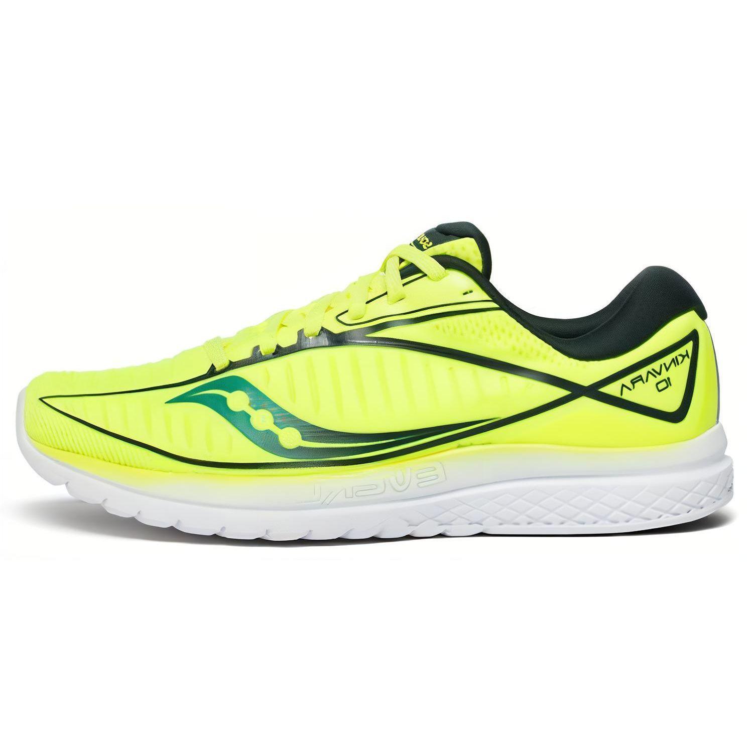 Saucony Kinvara 10 Men s Citron Teal Low Top Running Sneakers S20467-37 44