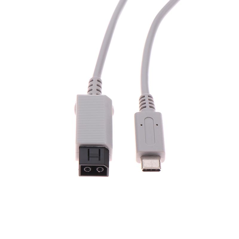 1 stk 2M kabel egnet for Wii For Wii U Host Pd Strømkabel Ladekabel ledninger Reparasjonstilbehør