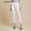 PORTS Women's High-Waist Slim-Fit Ankle Pants