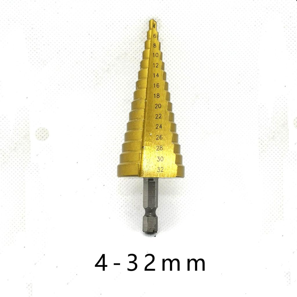 Hex Shank Pagoda Step Drill Bit for Metal