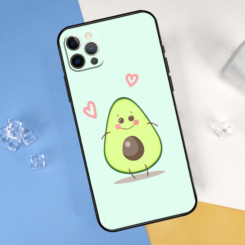 Funny Floral Avocado Unicorn Phone Case For iPhone 15 Pro 16 Pro 11 13 14 Pro Max 12 Mini XR 16 15 Plus 16e Cover Shell