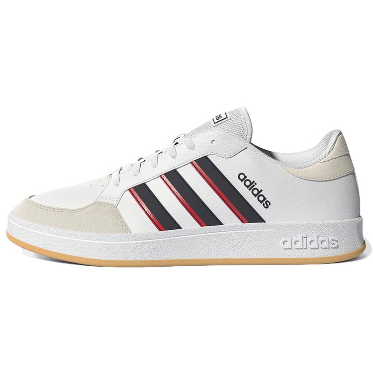 Adidas Neo Breaknet Casual Durable Non-Slip Low-Top Skate Shoes Men Sneakers White Beige Yellow GY9586