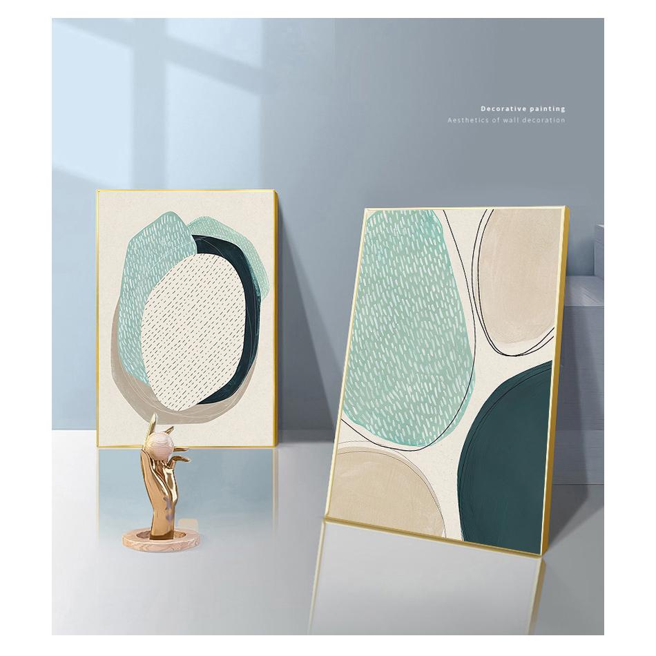 Poster Wall Art Canvas Painting Nordic Posters Prints Pictures For Living Room Home Decor Dot Abstract Line Color block