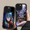 JJK Mahito Phone Case for iPhone 17 16 15 14 13 12 11 Air Pro Max Plus Black Soft TPU Shockproof Cover