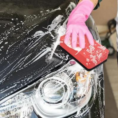 5Pcs Car Cleaning Eraser Clay Bar Pad Sponge Block Waxing Polishing Pad Car Cleaning Tools Auto Detail Cleaning Accessorie