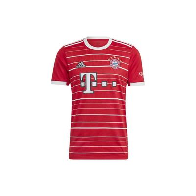 adidas FC Bayern München Heimtrikot, Match Fan Edition, Saison 2022-2023 Herren Trikots Rot H39900