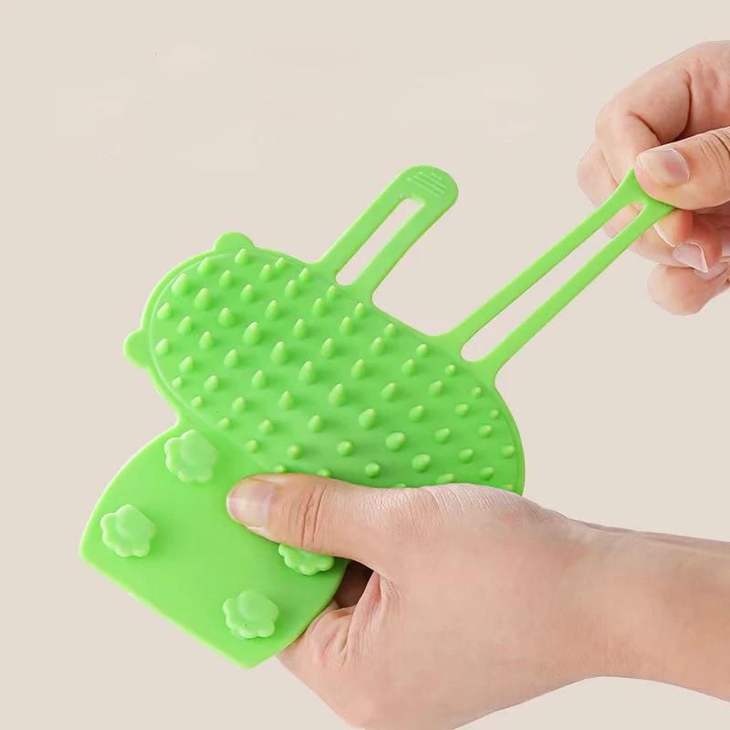 Pet Cat Hair Removal Massage Comb Cats Scratching Rubbing Brush Kitten Grooming Self Cleaning Wall Corner Cat Scratcher Combs