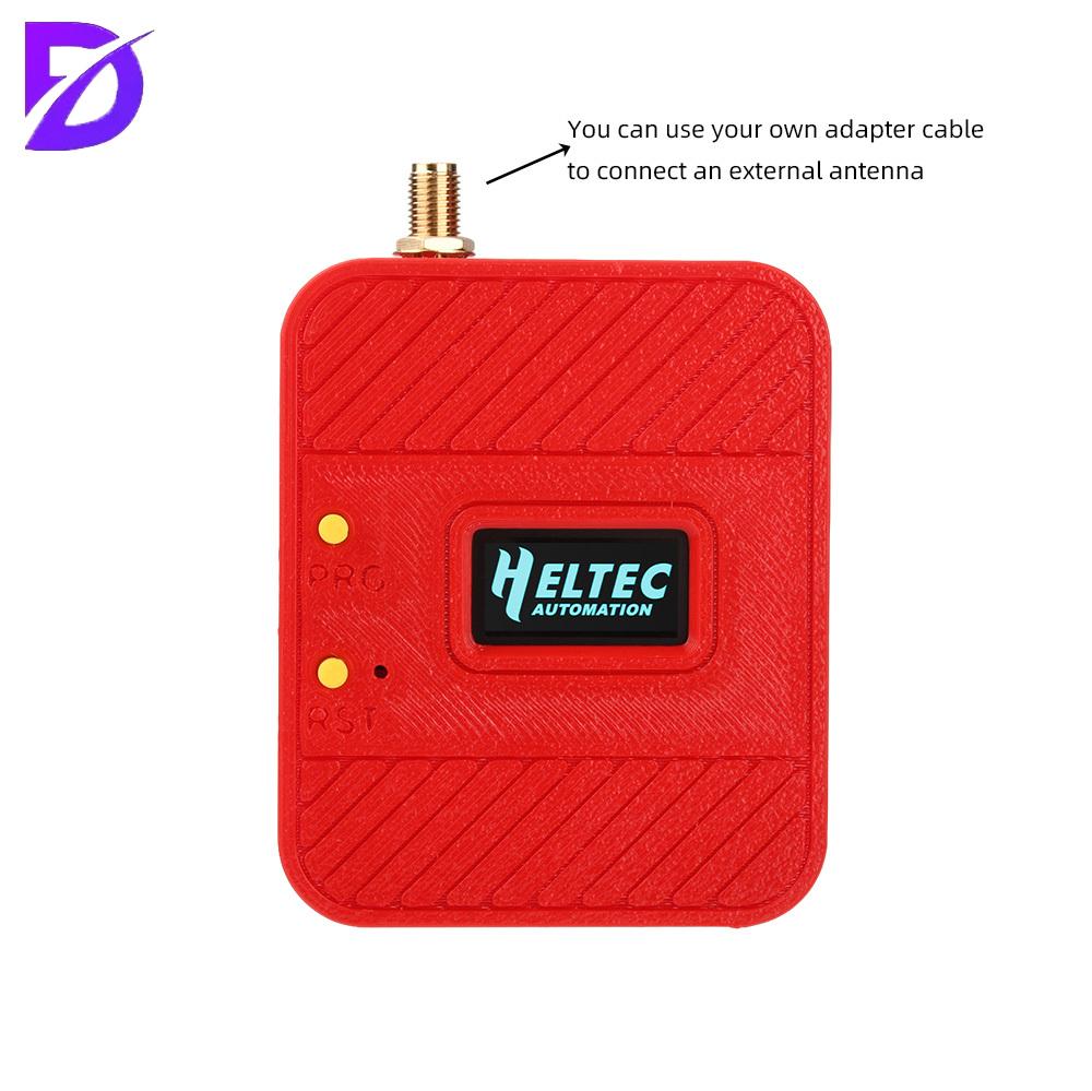 WiFi LoRa 32 V4 Development Board Shell for ESP32 WIFI Bluetooth Expansion Connected External Antenna Grey Red Expansion Case