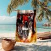 Till Lindemann, Lead Singer of the German Heavy Metal Rock Band Rammstein, Outdoor Camping Vacation Swimming Beach Scarf Decorative Blanket F16