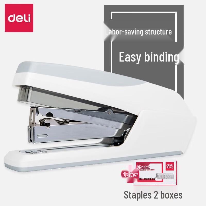 Deli 0367 Effort-Saving 20-Sheet Mini Stapler