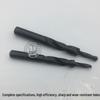 High-Speed Steel Step Drill Bit, Straight Shank, 90°-180° Countersink, White Steel Spiral Design.
