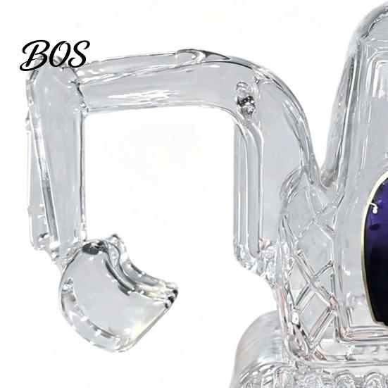 Conversation Starter Decanter Excavator Shape Glass Whiskey Decanter, 3D Vehicle Liquor Bottle with Drip-free Wine Dispenser Stopper, 350ml