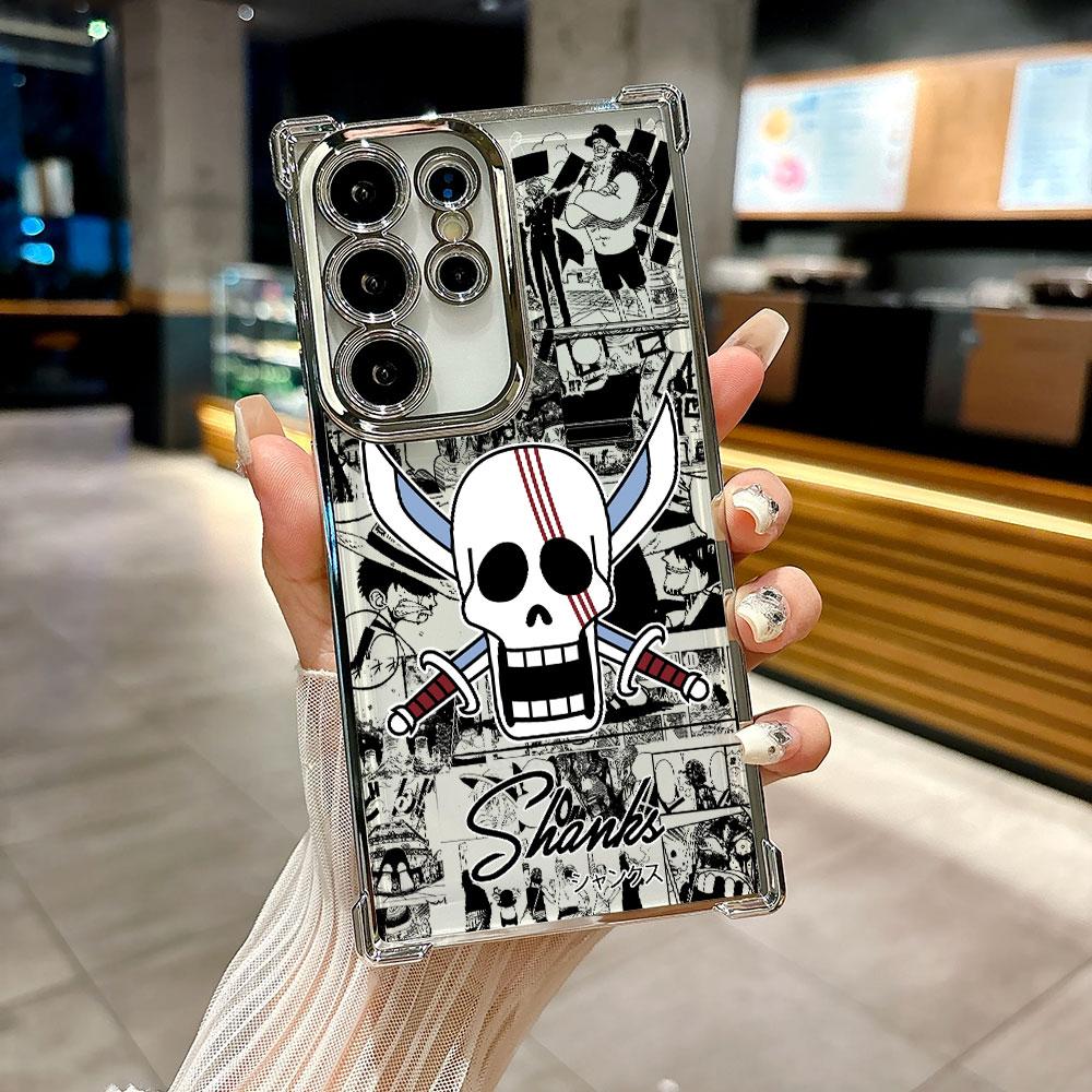 Anime Logo One Pieces Luffy Coque For Galaxy S26 Ultra Phone Case For Samsung S26 S25 S24 S23 S21 Ultra S20 FE S25 Plus 5G Cover