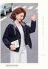 Stylish 2026 Spring Denim Jacket for Middle-Aged & Elderly Women - Casual Hooded Outerwear