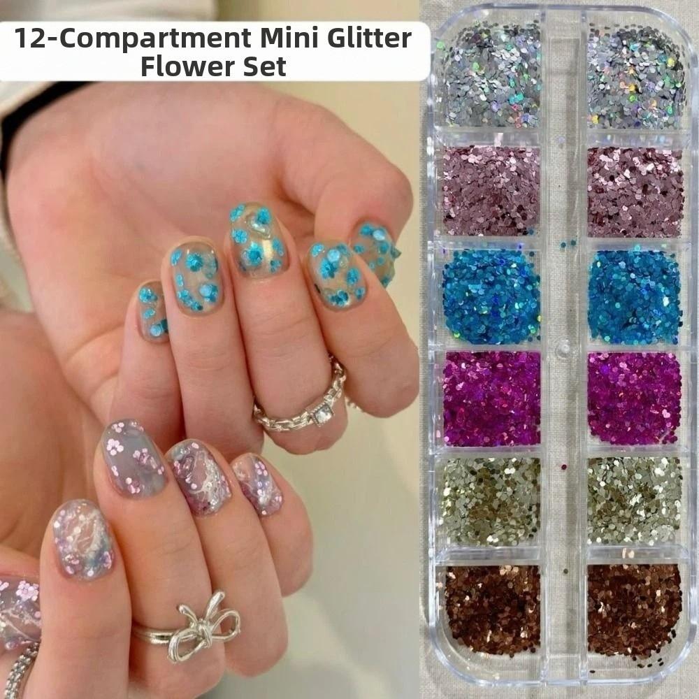 Polka Dot Glitter Nail Accessories Colorful Sequins Nail Decorations  Nail Salon
