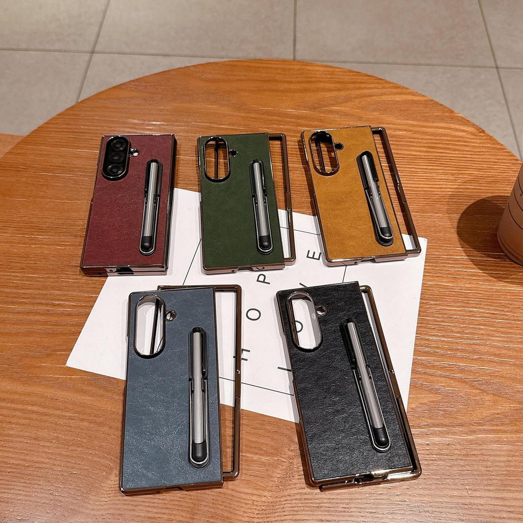 Electroplated Touch Pen Stand & Protective Case for Samsung Z-Fold 7/6