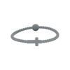 Children's Silicone Cross Thin Macaron Color Wristband Bracelet