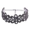 Trendy Pattern Rhinestone Necklace, Fashionable Exaggerated Party Sexy Necklace Accessories Female Necklace