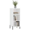 VidaXL Buffet blanc brillant 34,5x32,5x90 cm bois d'ingénierie 828742